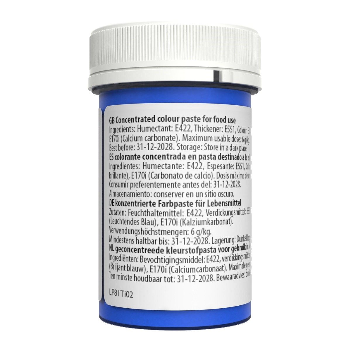 Gelová barva pastelová Sky Blue nebesky modrá Sugarflair 